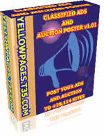 Free Classified Ads and Auction Poster Screenshot